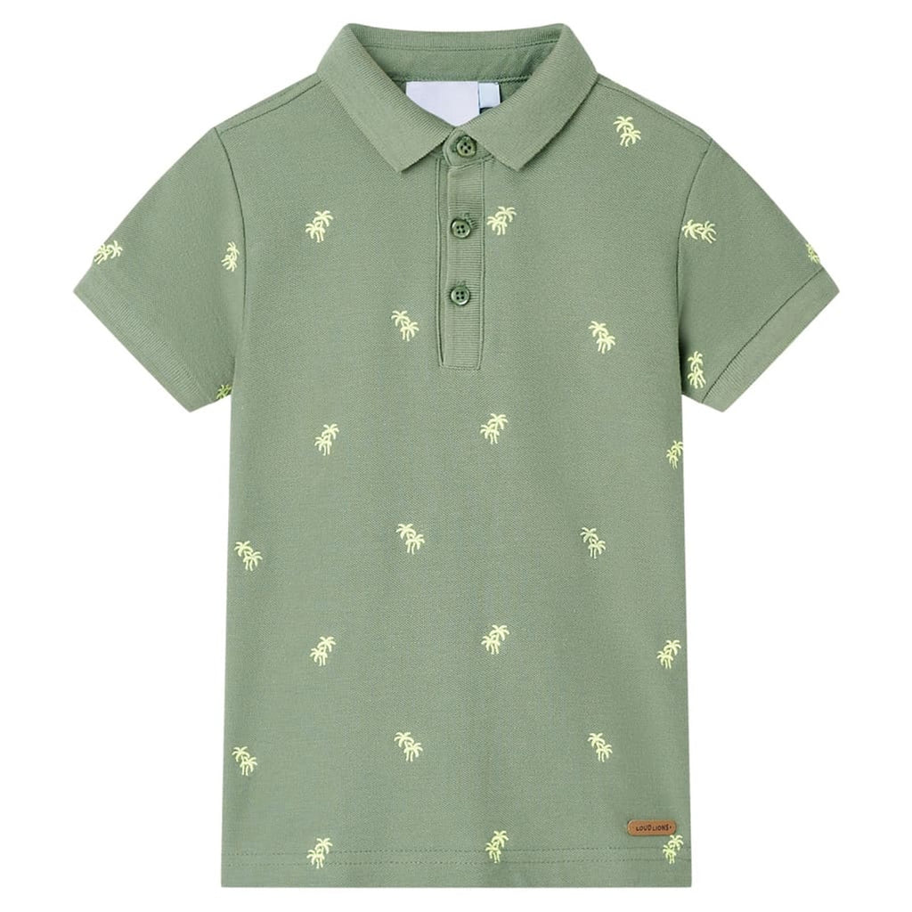 Kids'Polo Shirt Khaki Cotton 116 Kids Clothing Children's Wear Kids' Tops 116