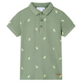 Kids'Polo Shirt Khaki Cotton 116 Kids Clothing Children's Wear Kids' Tops 116