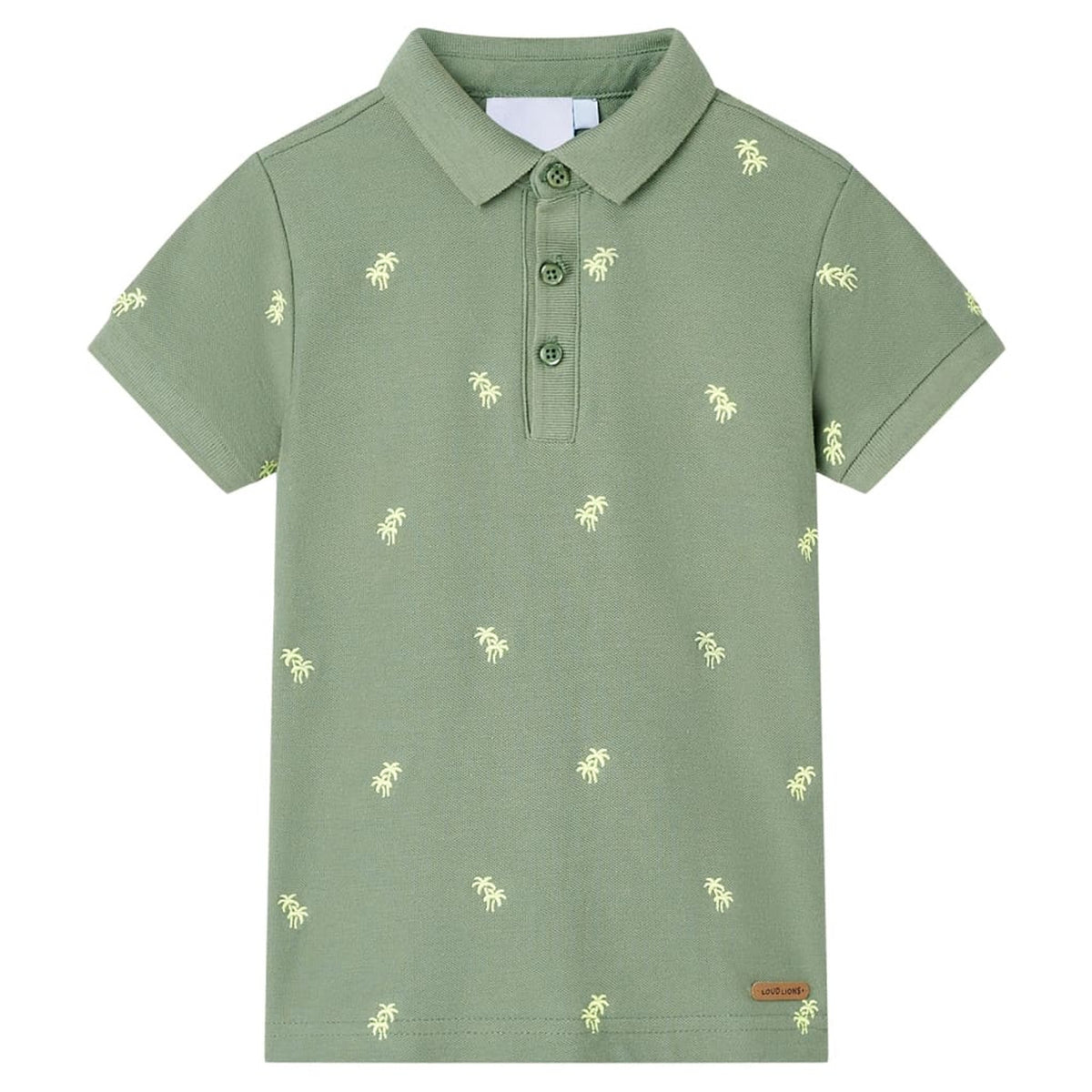 Kids'Polo Shirt Khaki Cotton 116 Kids Clothing Children's Wear Kids' Tops 116