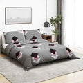 Duvet Cover Cotton Grey 200 x 140 cm Bedding Bed Linen Bedroom Variant 15