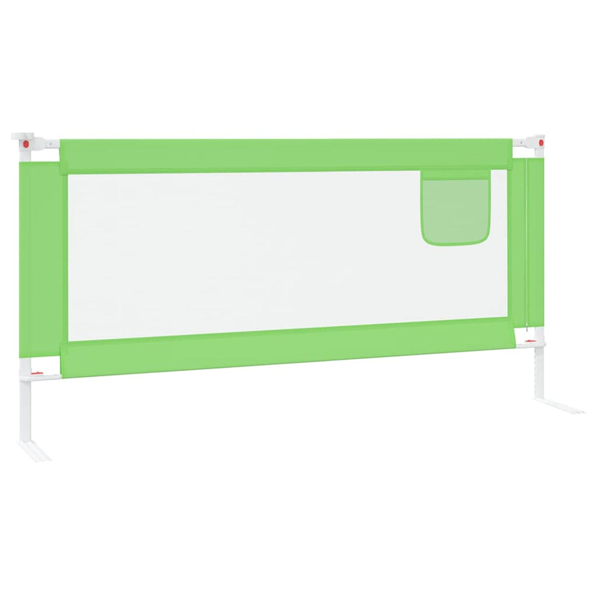 Toddler Safety Bed Rail Fabric (100% Polyester) Green 190 x 25 x 95 cm