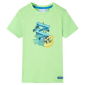 Kids T-Shirt Cotton Neon Green 128 Children's Top Kids Clothing Kids Variant 3
