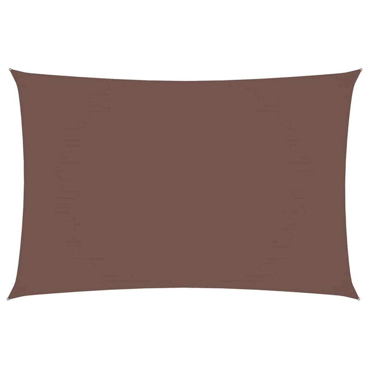 Sunshade Sail Oxford Fabric Brown Water Resistant UV Resistant 200 x 400 cm