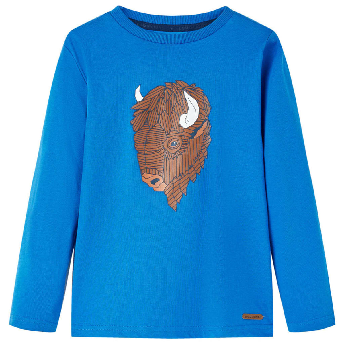Kids T-Shirt Cotton Cobalt Blue 128 Children's Top Kids Clothing Variant 3