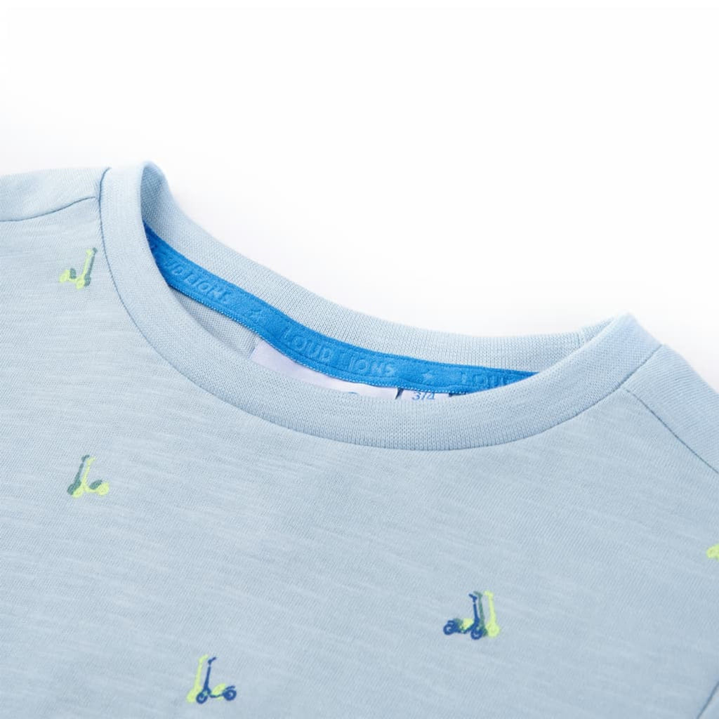 Kids T-Shirt Cotton Light Blue 116 Children's Top Kids Clothing Kids Variant 2