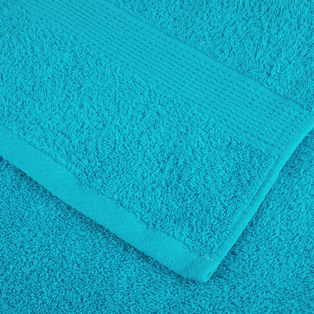 Towel Cotton Turquoise 200 x 100 cm Bathroom Bath Linen Home Towels Variant 2