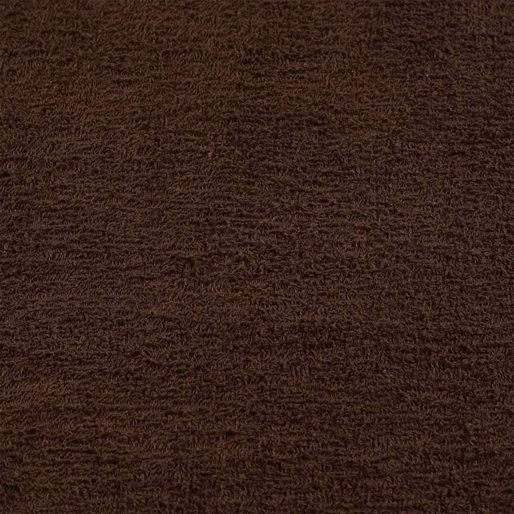 Towel Cotton Brown 100 x 50 cm Bathroom Bath Linen Home Towels 4 pcs Hand