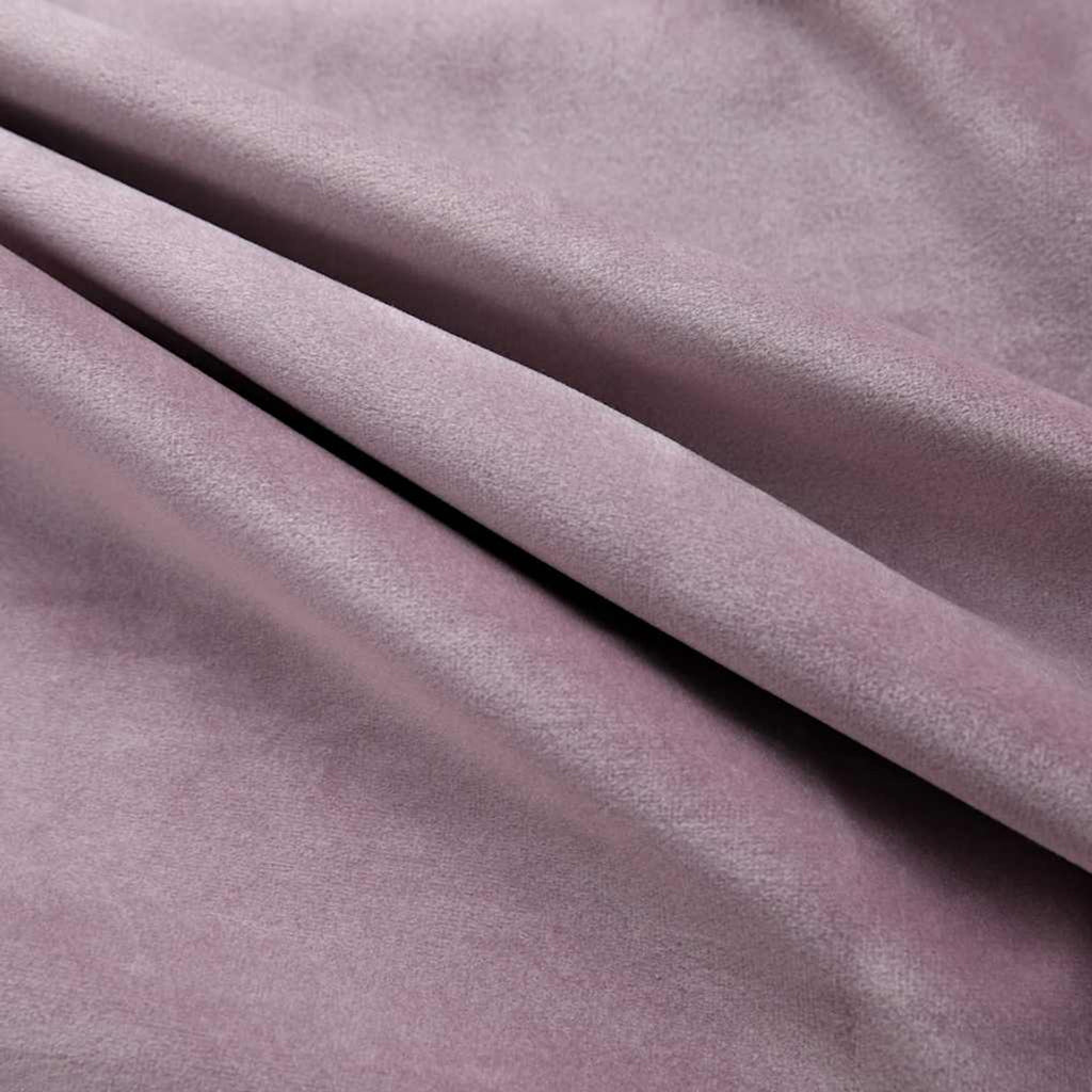 Blackout Curtain Velvet Antique Pink 140 x 225 cm Window Dressing Curtains 2