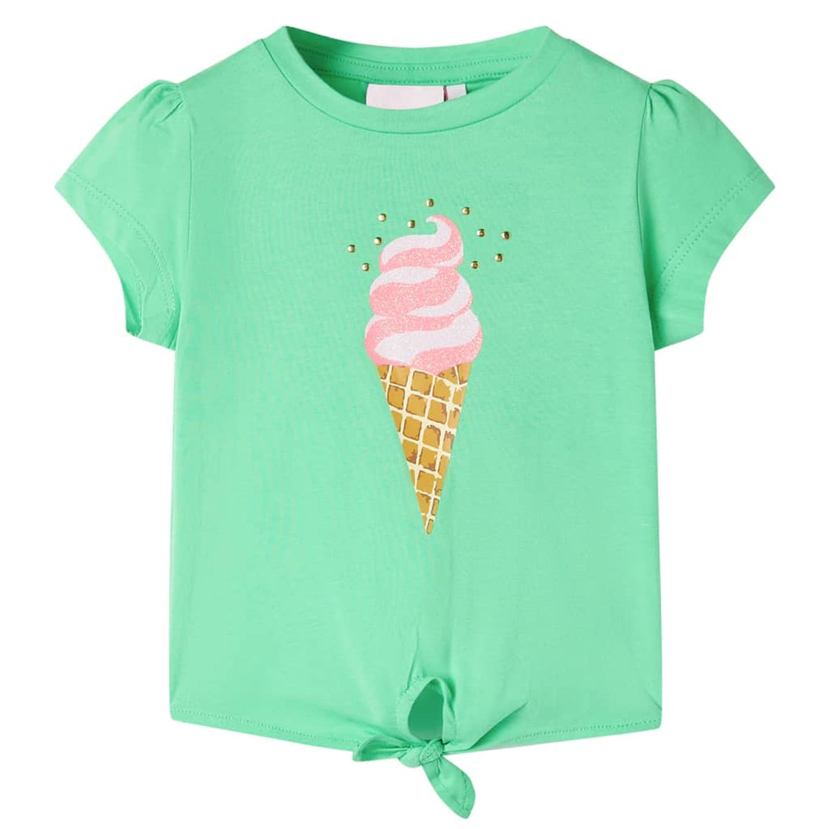 Kids T-Shirt Cotton Light Green 116 Children's Top Kids Clothing Variant 2
