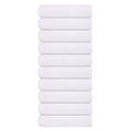 Towel Cotton White 100 x 50 cm Bathroom Bath Linen Home Towels 10 pcs Hand
