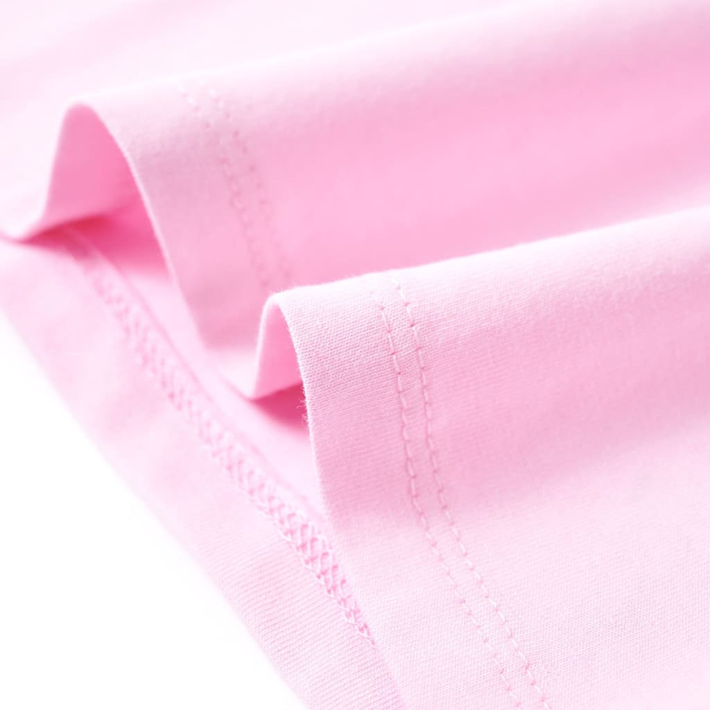 Kids T-Shirt Cotton Light Pink 116 Children's Top Kids Clothing Kids Wear 116