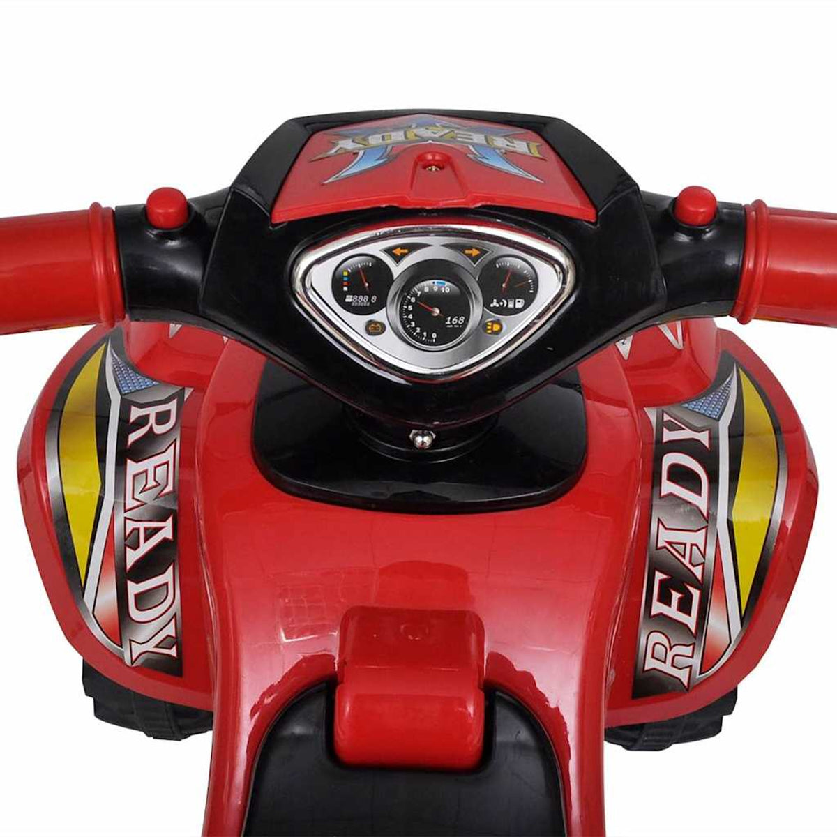 Ride-On Quad Plastic Red With Storage 60 x 38 x 42 cm Kids Toy Ride On Sound