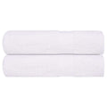 Towel Cotton White 100 x 50 cm Bathroom Bath Linen Home Towels 2 pcs Hand