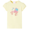 Kids T-Shirt Cotton Soft Yellow 92 Children's Top Kids Clothing Kids Wear 92