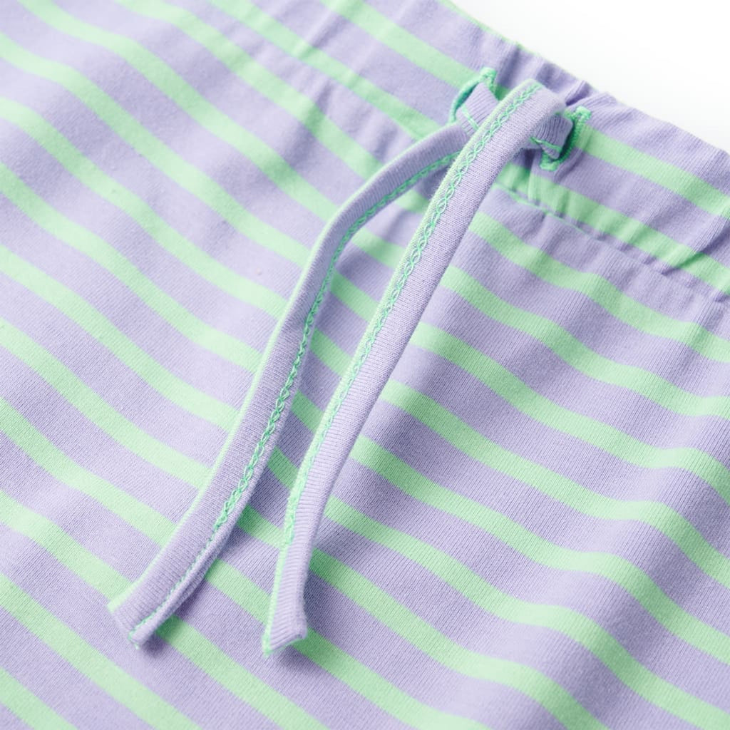 Kids'Straight Skirt Cotton Bright Mint 128 Kids' Bottoms Kids' Bottom Stripes