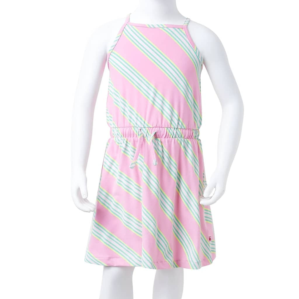 Dress Cotton Pink 116 Kids' Dresses Kids' Dresse Kids'Dress Drawstring 116