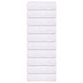 Towel Cotton White 50 x 30 cm Bathroom Bath Linen Home Towels 10 pcs Guest