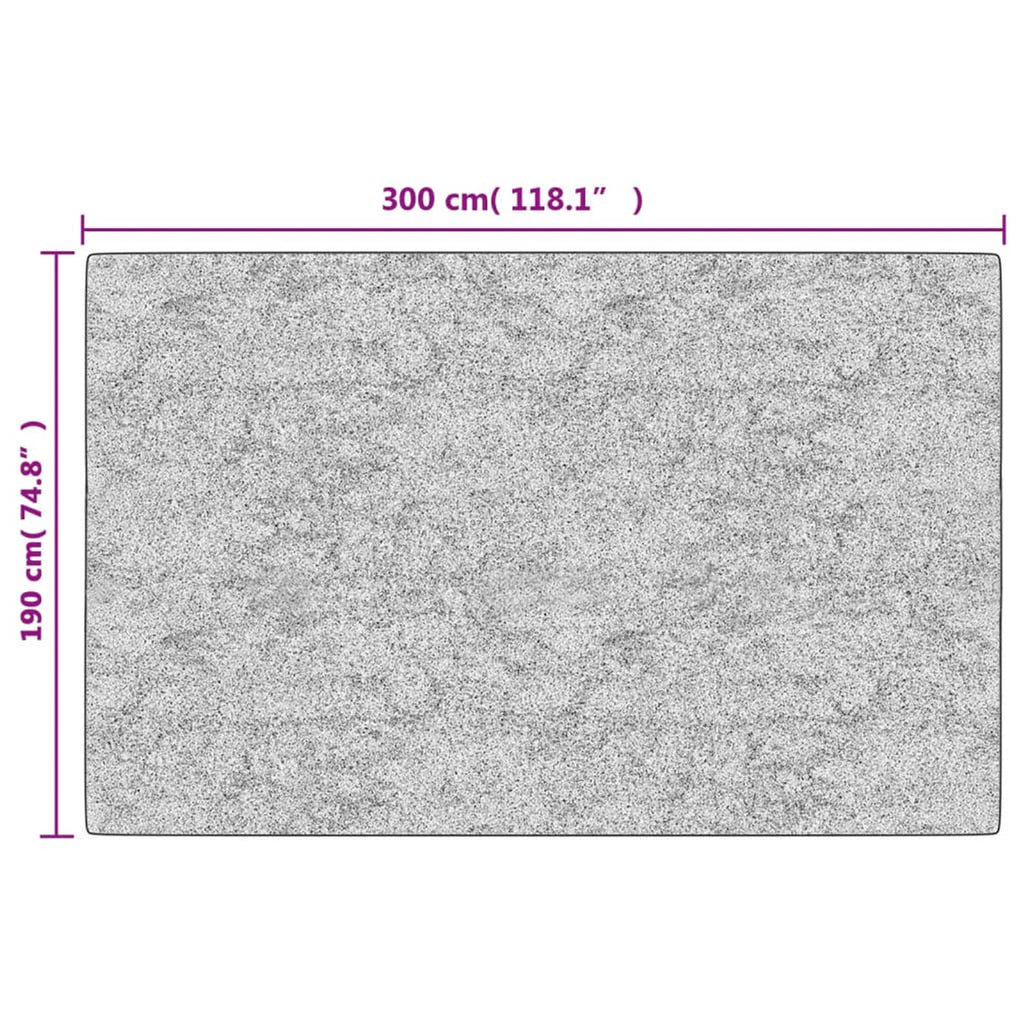 Rug Polyester Multicolour 190 x 0.4 x 300 cm Floor Mat Home Decor Variant 3
