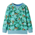 Sweatshirt Cotton Light Green Melange 116 Kids Clothing Children's Top 116