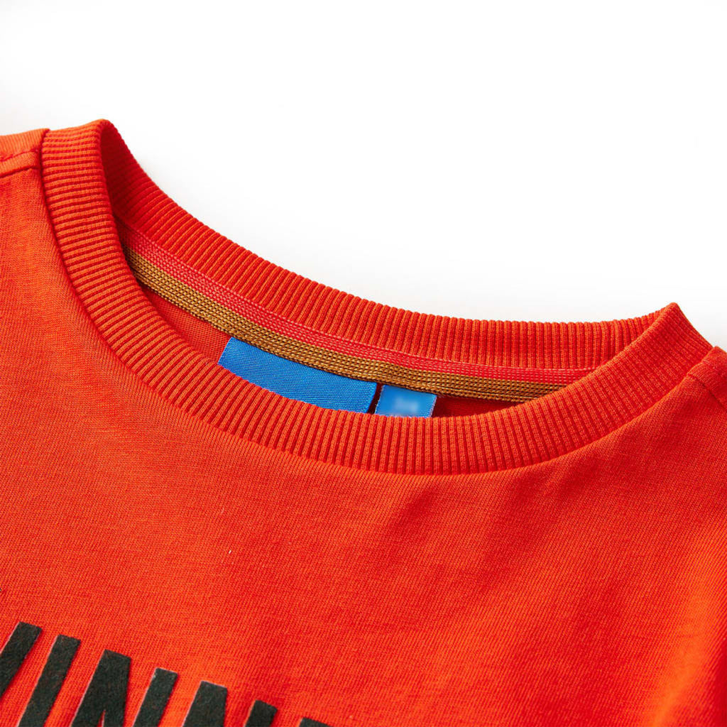 Kids T-Shirt Cotton Bright Orange 116 Children's Top Kids Clothing Variant 6