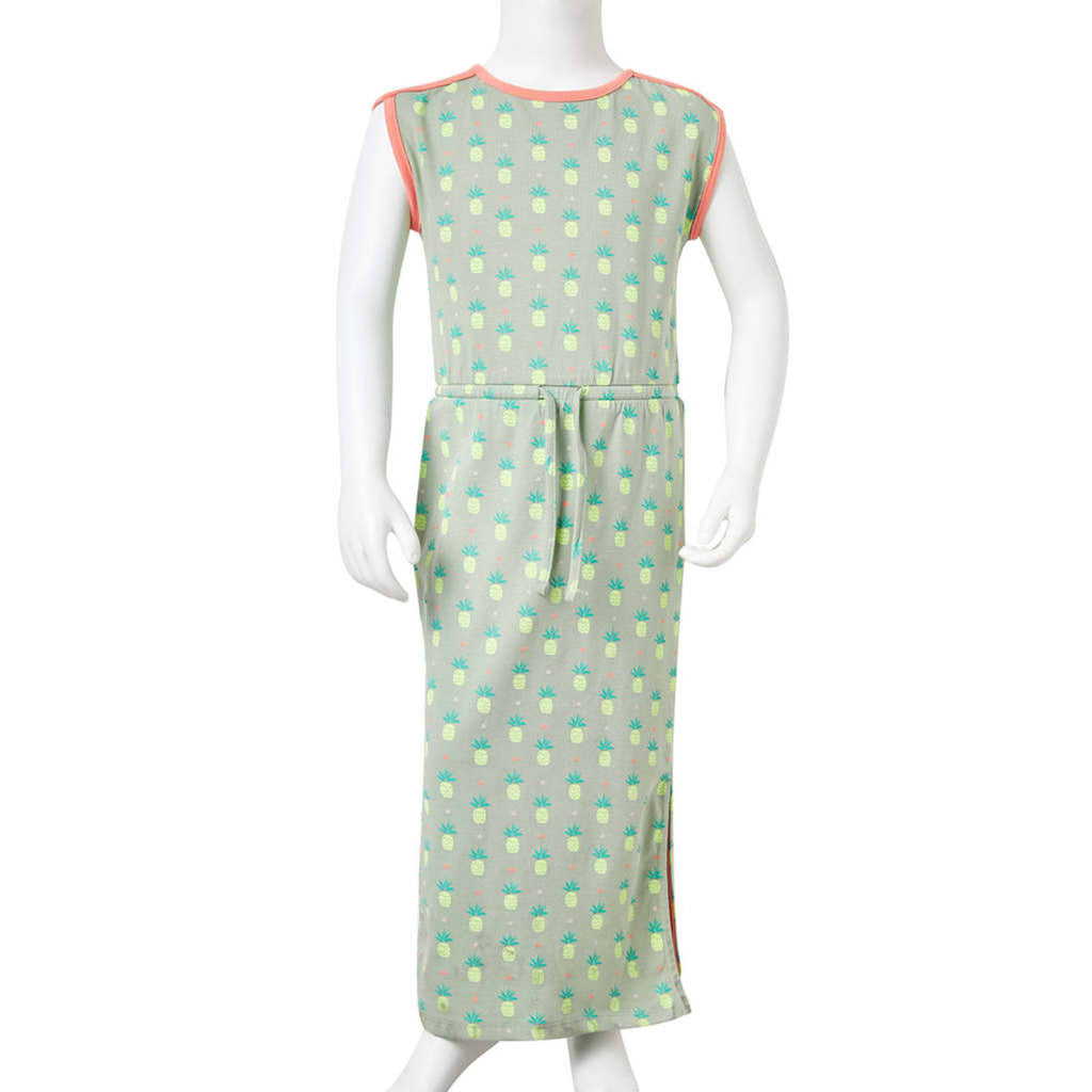 Dress Cotton Old Mint 128 Kids' Dresses Kids' Dresse Kids'Dress 128 (suitable