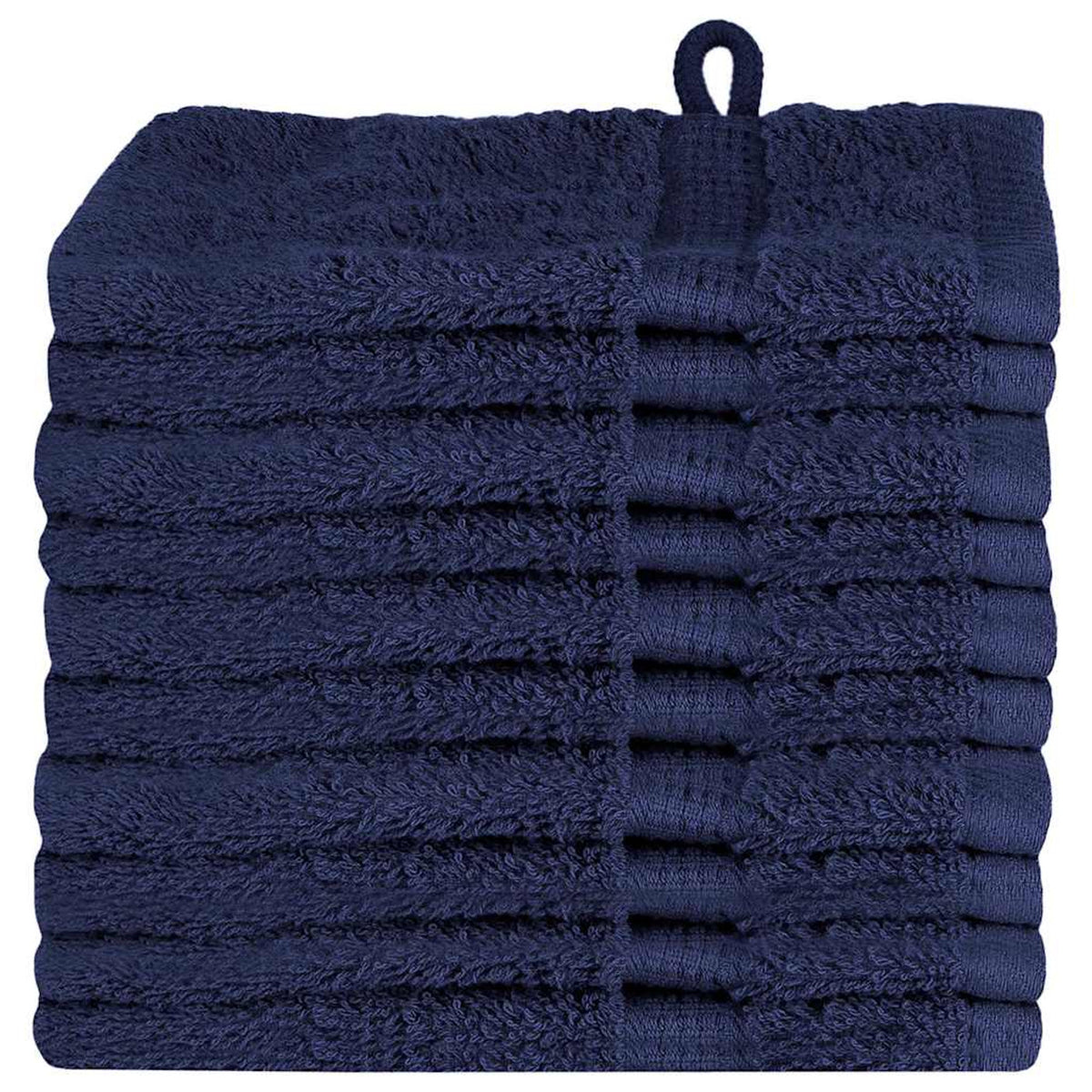 Towel Cotton Navy Blue 15 x 21 cm Bathroom Bath Linen Home Towels 10 pcs Guest