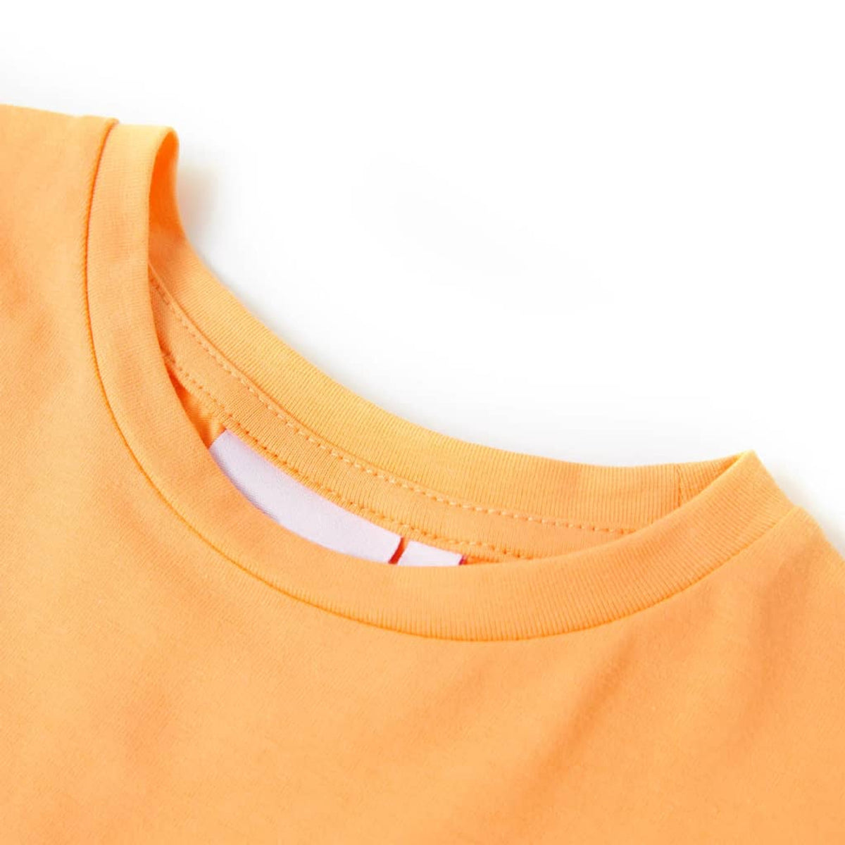 Kids T-Shirt Cotton Bright Orange 128 Children's Top Kids Clothing Kids Wear