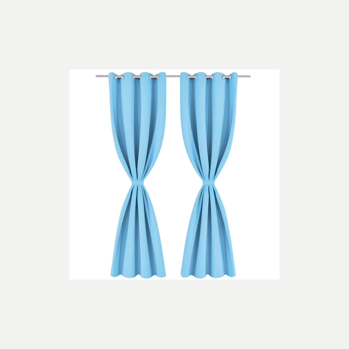Blackout Curtain Turquoise 270 x 245 cm Window Dressing Home Furnishings