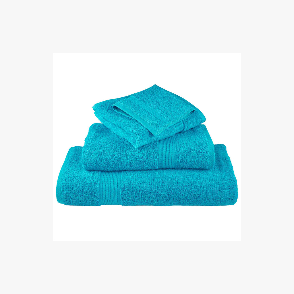 Towel Cotton Turquoise 200 x 100 cm Bathroom Bath Linen Home Towels Variant 2