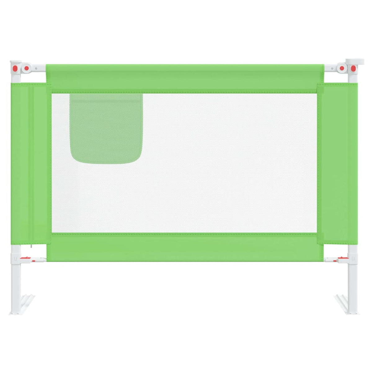 Toddler Safety Bed Rail Fabric (100% Polyester) Green 90 x 25 x 95 cm Bedguard