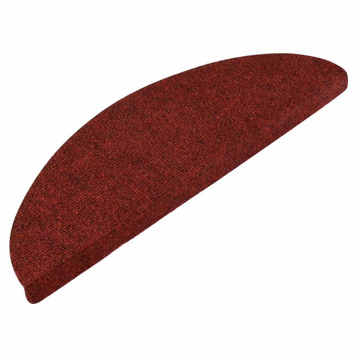 Stair Mats Self-Adhesive Needle Felt Fabric (95%Pes Red 56 x 17 x 3 cm 15 pcs