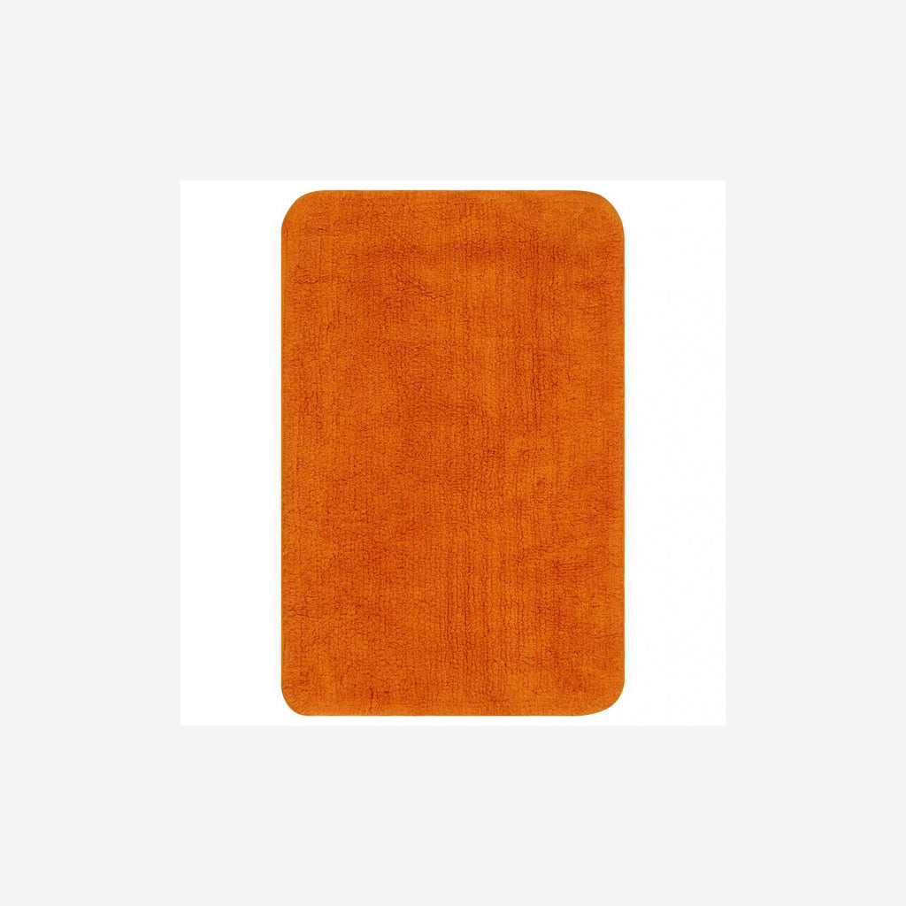Bathroom Mat Cotton Orange 78 x 50 cm Floor Mat Home Non Slip Bath Mats & Rugs