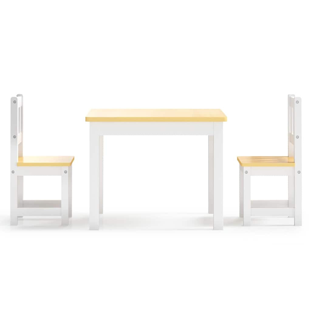 Table Mdf White 60 x 50 x 48 cm Furniture Home Dining Baby Toddler Variant 2