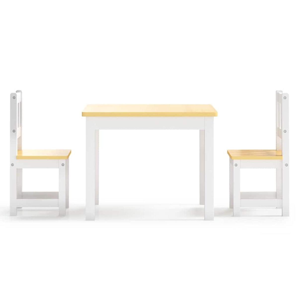 Table Mdf White 60 x 50 x 48 cm Furniture Home Dining Baby Toddler Variant 2