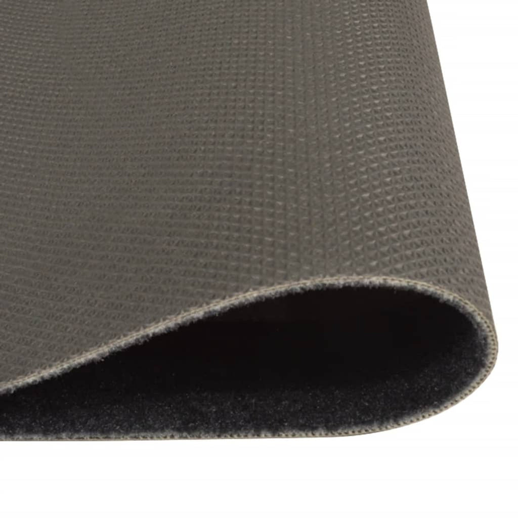 Rug Velvet (100% Polyamide) Black 300 x 60 x 0.5 cm Floor Mat Home Variant 2