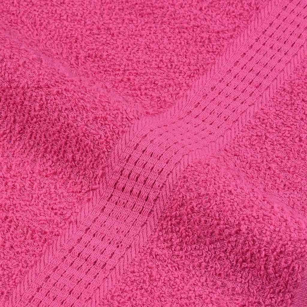 Towel Cotton Pink 50 x 100 cm Bathroom Bath Linen Home Bath Towels & Flannels