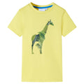 Kids T-Shirt Cotton Yellow 116 Children's Top Kids Clothing Kids Variant 4