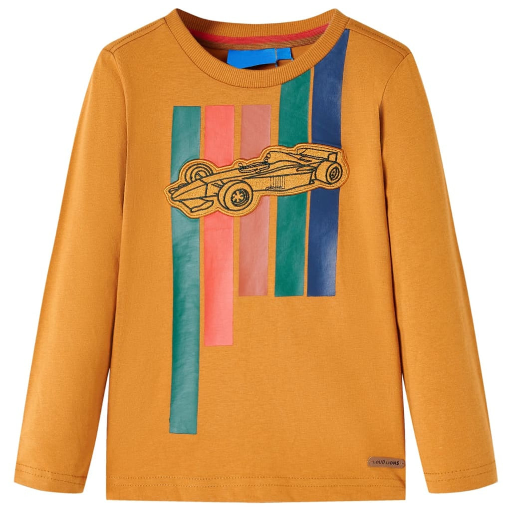 Kids T-Shirt Cotton Dark Ochre 104 Children's Top Kids Clothing Kids Variant 2