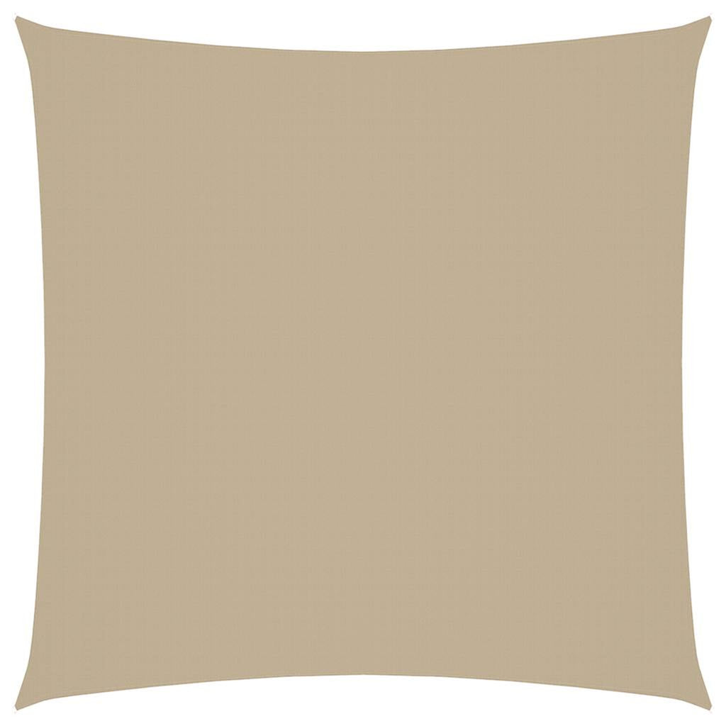 Sunshade Sail Oxford Fabric Beige Water Resistant UV Resistant 250 x 250 cm