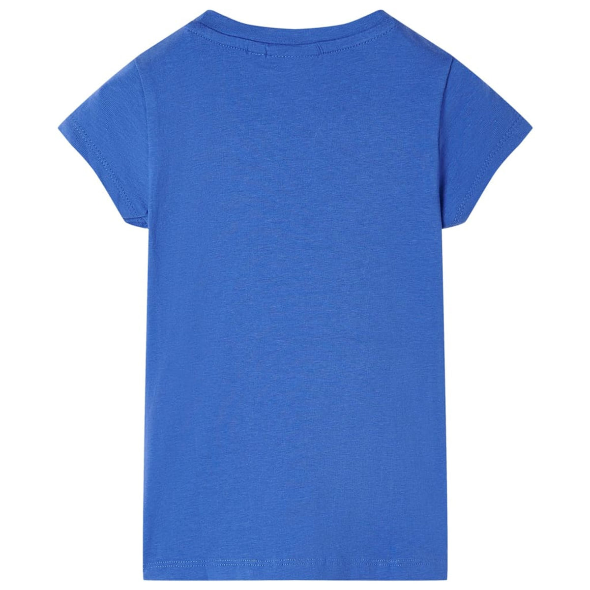 Kids T-Shirt Cotton Cobalt Blue 128 Children's Top Kids Clothing Kids Wear 128