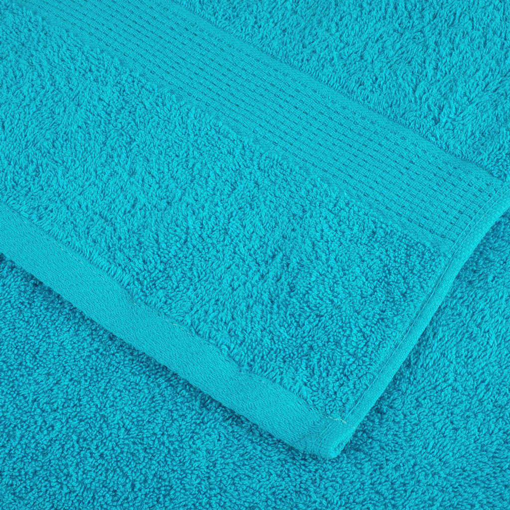 Towel Cotton Turquoise 200 x 80 cm Bathroom Bath Linen Home Towels 4 Variant 2