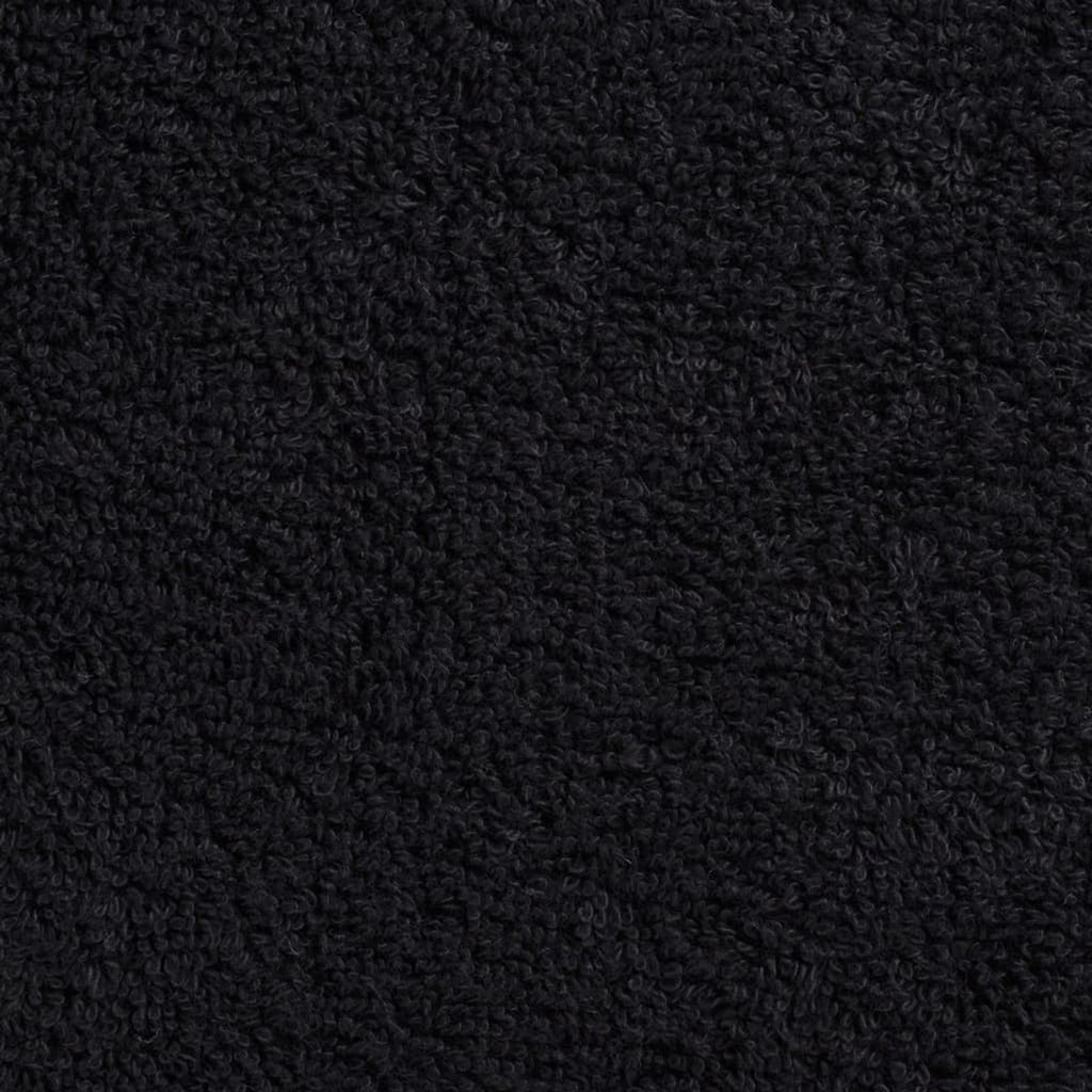 Towel Cotton Black 50 x 30 cm Bathroom Bath Linen Home Towels 10 pcs Variant 2