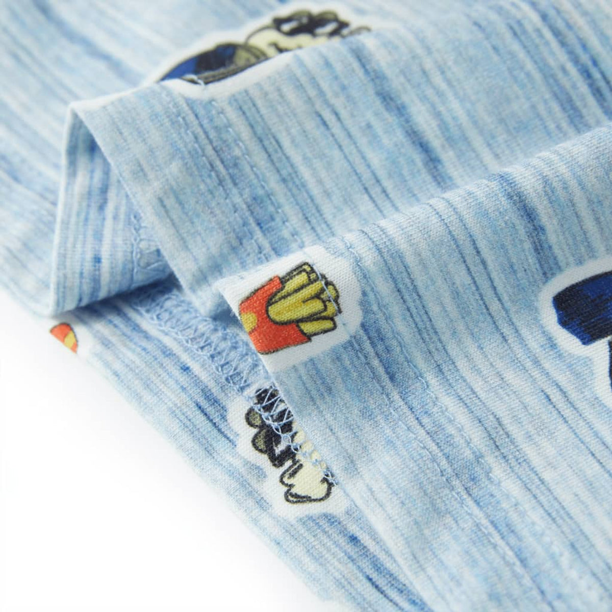 Kids T-Shirt Cotton Blue Mix 140 Children's Top Kids Clothing Kids Wear 140