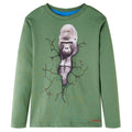 Kids T-Shirt Cotton Light Khaki 104 Children's Top Kids Clothing Variant 4