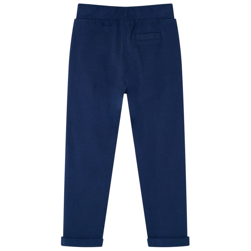 Kids' Bottoms Cotton Navy 104 Kids' Bottom Kids'Pants Drawstring 104 (suitable