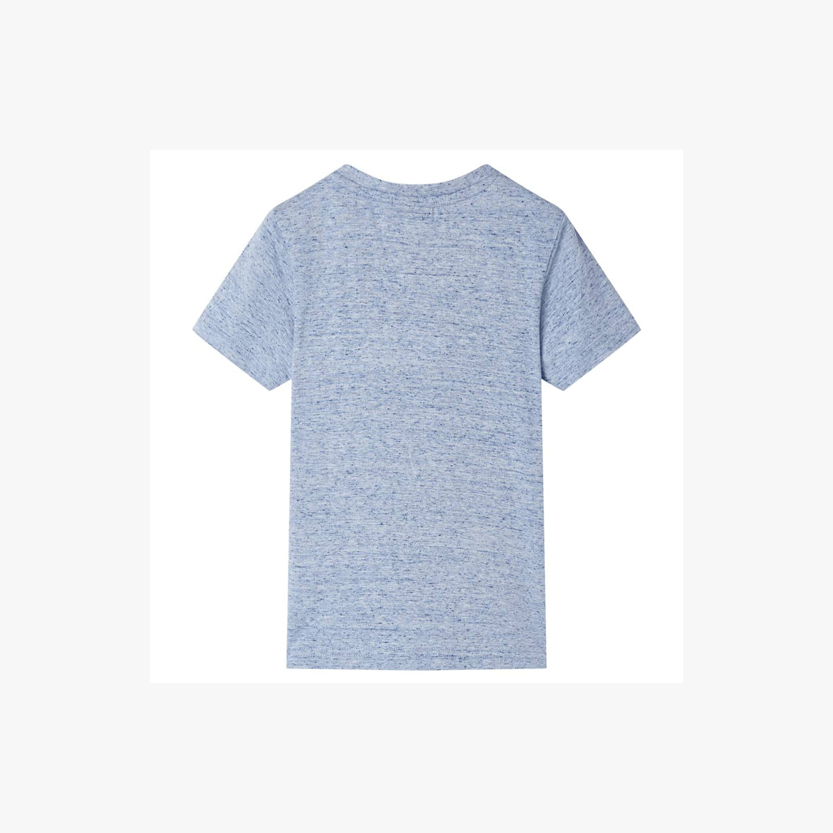 Kids T-Shirt Cotton Blue Melange 140 Children's Top Kids Clothing Kids Wear