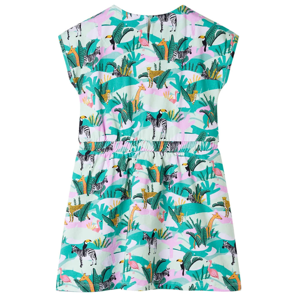 Dress Cotton Light Mint 104 Kids' Dresses Kids' Dresse Kids'Dress 104