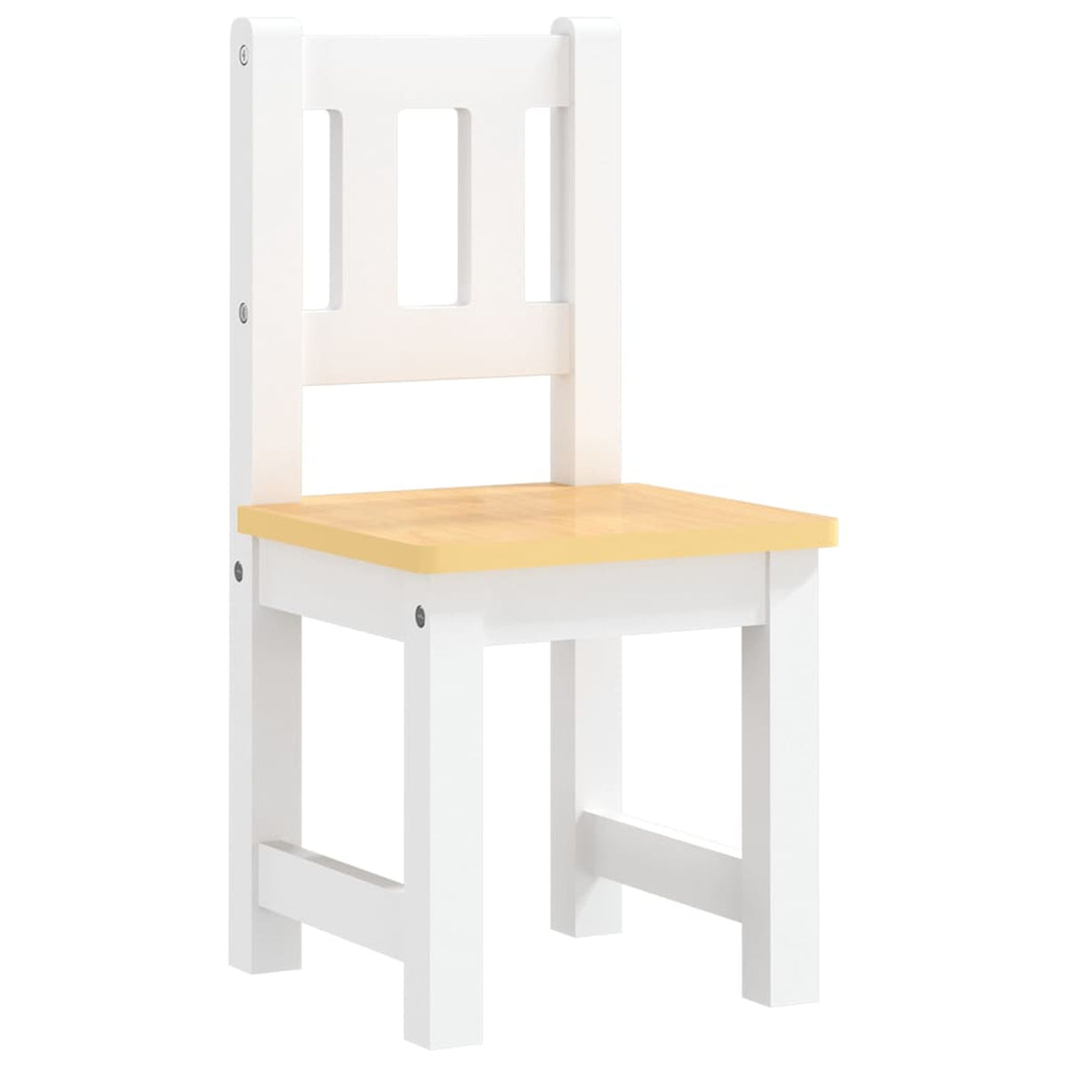 Table Mdf White 60 x 50 x 48 cm Furniture Home Dining Baby Toddler Variant 4