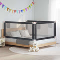 Toddler Safety Bed Rail Dark Fabric (100% Polyester) Dark Grey 190 x 25 x 95