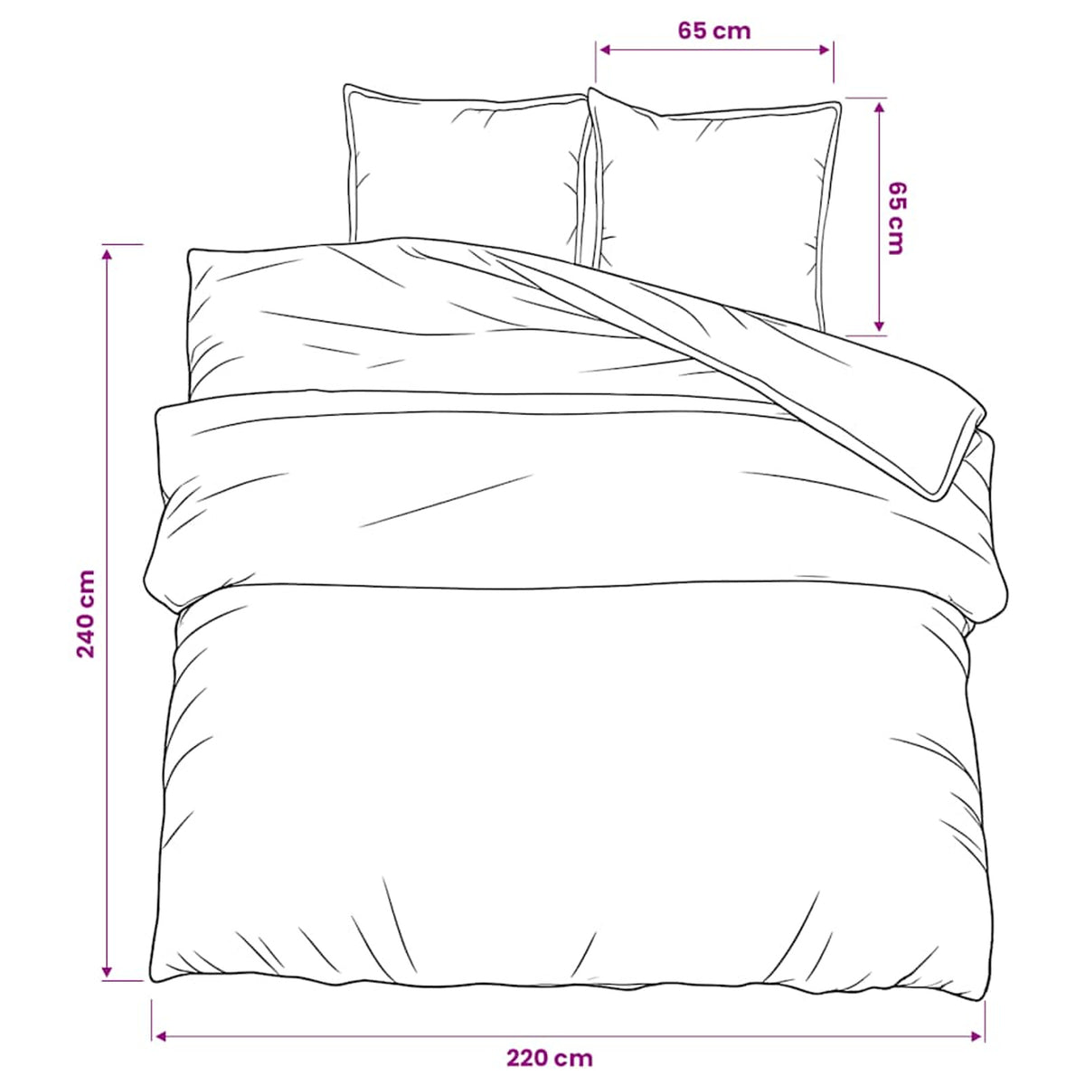 Duvet Cover Cotton Grey 240 x 220 cm Bedding Bed Linen Bedroom Quilt Variant 4
